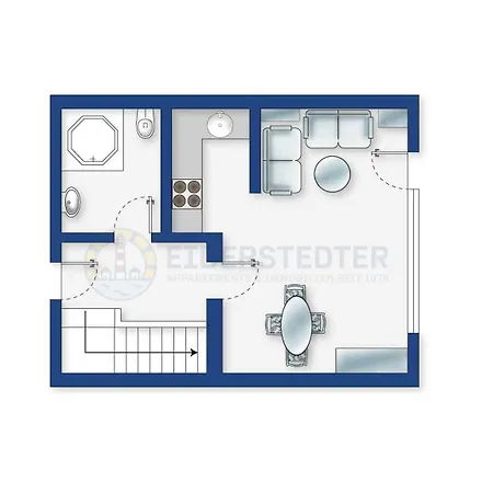 Holiday home Hausteil-strandperle-id-138 *